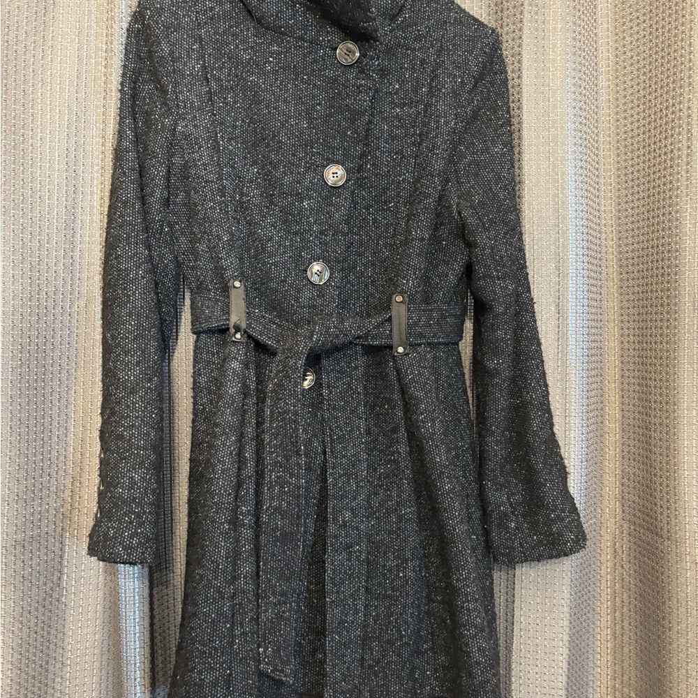 Steve Madden Gray Cowl Neck Long Sleeve Sweater